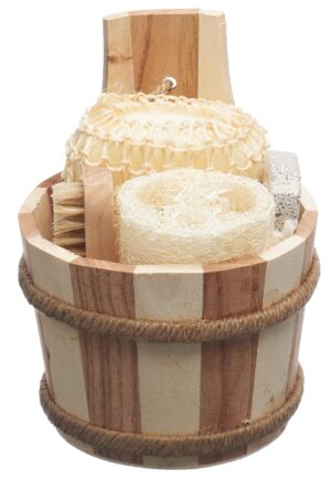 SIDEFYN Geschenkset Holzkuebel ohne Produkt