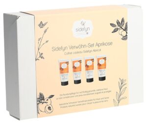 SIDEFYN Geschenkset Verwoehnset Aprikose Box