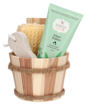 SIDEFYN Geschenkset Holzküb Duschcr Eifach sidefyn