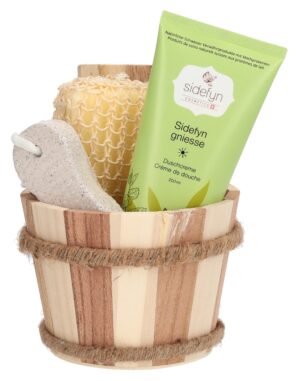 SIDEFYN Geschenkset Holzküb Duschcr Sidefyn gnies