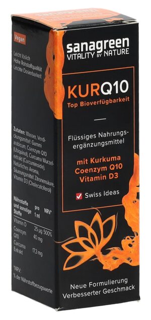 SANAGREEN KURQ10 mizell Kurkuma Extr QPipDFl 30 ml