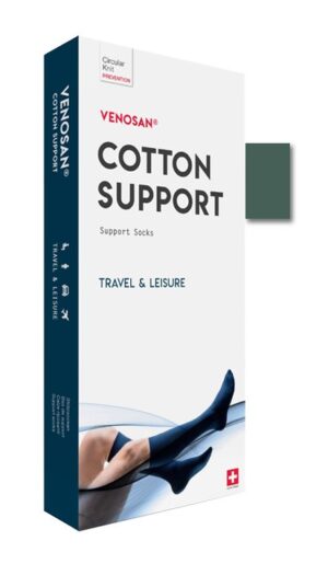 VENOSAN COTTON SUPPORT Socks A-D XL olive 1 Paar