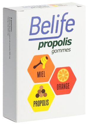 BELIFE gommes Propolis Honig-Orange Ds 45 g