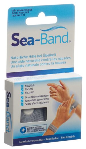 SEA-BAND Akupressurband Erw grau            1 Paar
