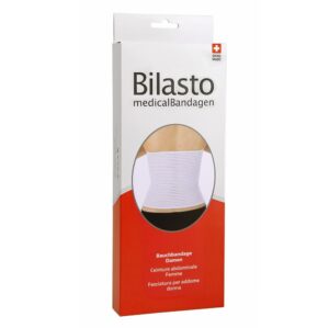 BILASTO Bauchbandage Damen S weiss Klett