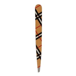 HAUSMANN Pinzette schraeg Karo Design beige