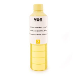 YOS Bottle Wochendispenser 375ml mit 7Faechern gelb