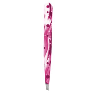 HAUSMANN Pinzette schräg Wellen pink