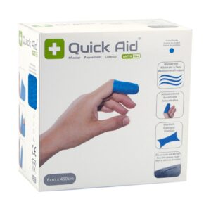 QUICK AID Pflaster 6x460cm Latexfrei blau    Rolle