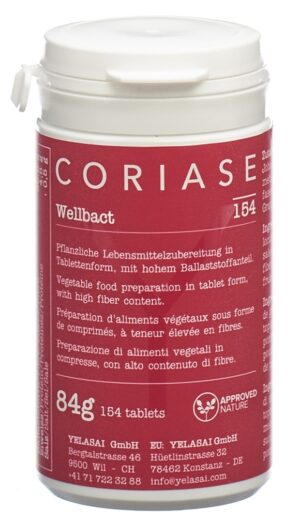 CORIASE Wellbact Tabl                   Ds 154 Stk