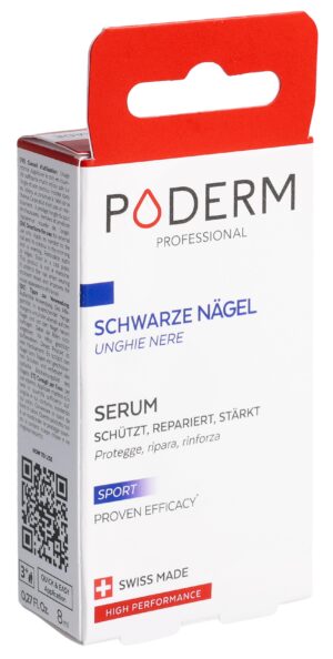 PODERM Schwarze trauma Nägel Serum Sport   Fl 8 ml