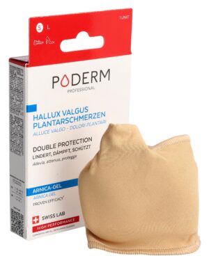 PODERM PROF Doppelschutz S Hallux Valgus Ballenze
