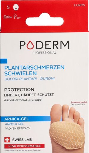 PODERM PROF Schutzpolst L Fusssohlen/Schwie  2 Stk