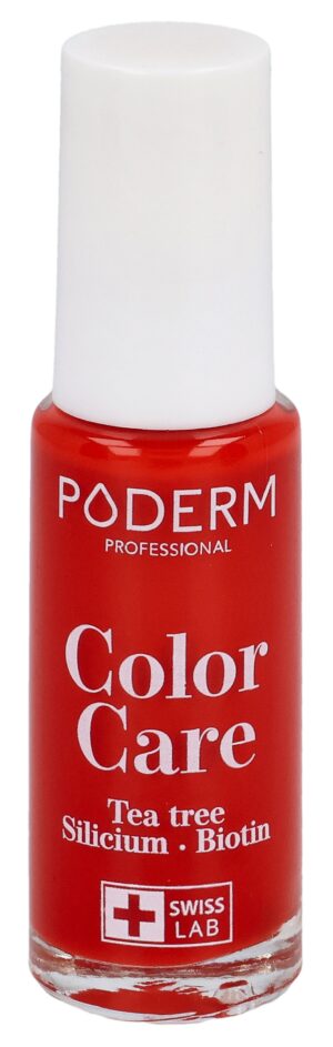 PODERM Vernis Color Care 363 Rouge PuissantFl 8 ml