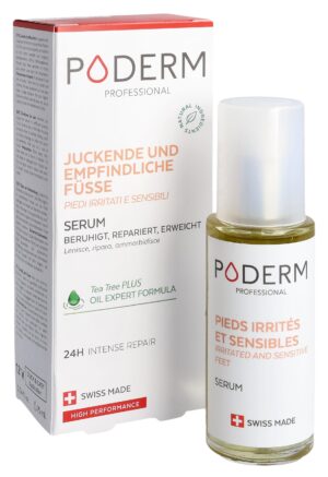 PODERM Serum juckende empfindl Füsse  Glasfl 75 ml