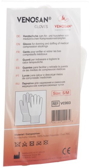 VENOSAN Noppen-Handschuhe S/M VC003 1 Paar
