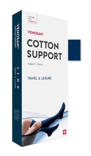 VENOSAN COTTON SUPPORT Socks A-D S navy 1 Paar