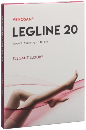 VENOSAN LEGLINE 20 A-D L black 1 Paar