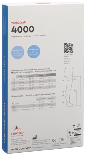 VENOSAN 4001 A-D KKL1 XL kurz gesch mexico 1 Paar