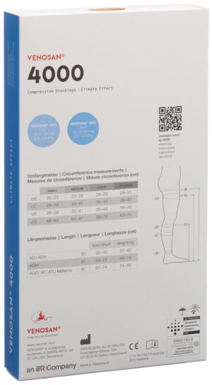 VENOSAN 4001 A-DH KKL1 XL kurz geschl marok 1 Paar