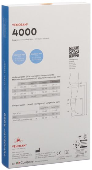 VENOSAN 4001 A-GHS KKL1 M kurz gesch marok 1 Paar