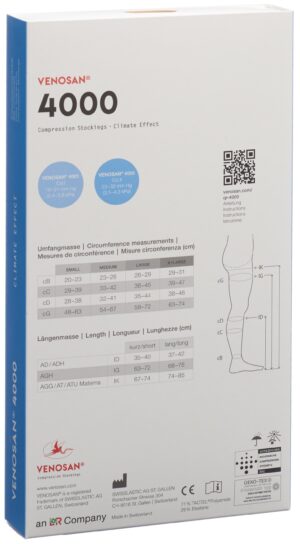 VENOSAN 4002 A-D KKL2 L kurz geschl marok 1 Paar