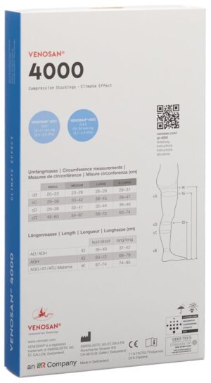 VENOSAN 4002 A-DH KKL2 M kurz gesch marok 1 Paar