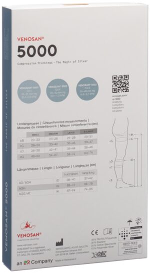 VENOSAN 5002 A-GH KKL2 M kurz gesch marok 1 Paar