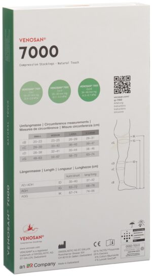 VENOSAN 7002 A-D KKL2 L lang gesch black 1 Paar