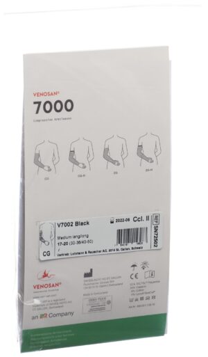 VENOSAN 7002 C-G KKL2 M kurz ohne Handansa black
