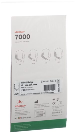 VENOSAN 7002 ZG-H KKL2 S HR mit Handansatz black