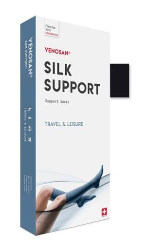 VENOSAN SILK A-D Support Socks M black      1 Paar