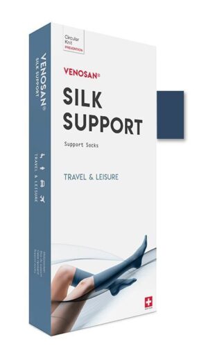 VENOSAN SILK A-D Support Socks M jeans      1 Paar