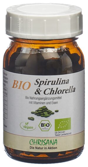 CHRISANA Bio Spirulina & Chlorella TabGlas 250 Stk