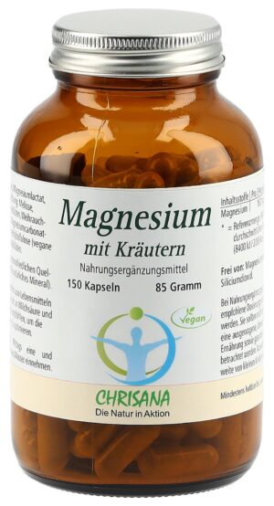 CHRISANA Magnesium mit Kräutern Kaps    Ds 150 Stk