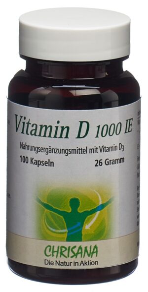 CHRISANA Vitamin D3 Kaps 1000 IE        Ds 100 Stk
