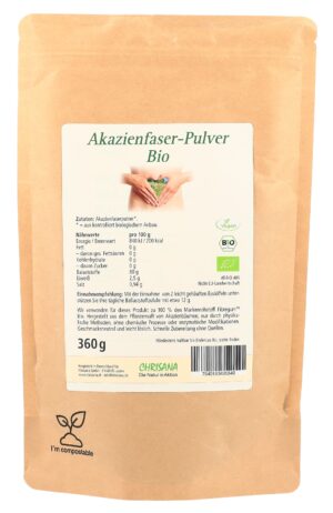 CHRISANA Akazienfaser Plv Bio            Btl 360 g