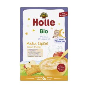 HOLLE Milchbrei Keks Apfel Bio               250 g