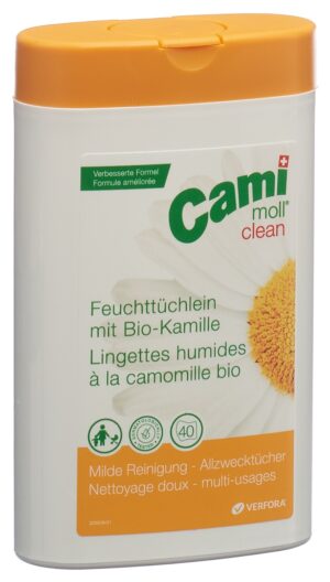 CAMI MOLL clean Feuchttücher NF         Box 40 Stk