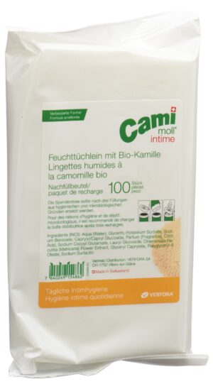 CAMI MOLL intime Feuchttücher refill NF    100 Stk