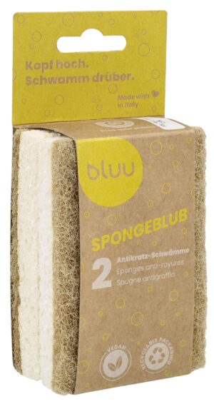 BLUU Spongeblub Schwamm Antikratz            2 Stk