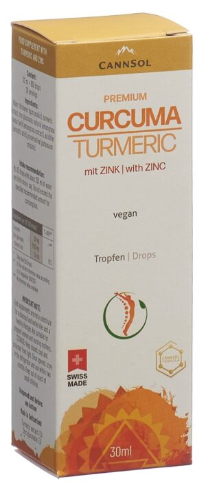 CANNSOL Premium Curcuma mit Zink TropfPip Fl 30 ml