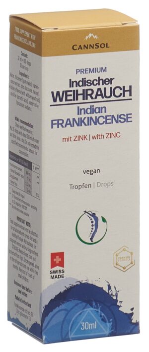CANNSOL Ind Weihrauch Zink wasserlös  Pip Fl 30 ml