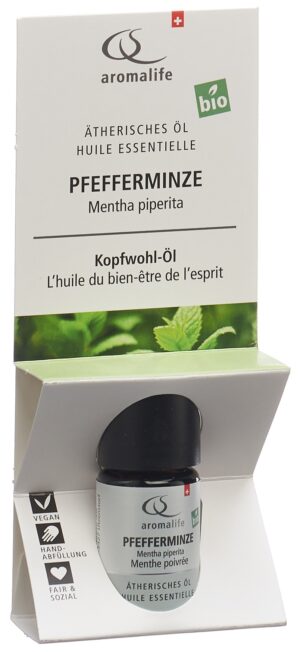 AROMALIFE TOP Pfefferminze Äth/Öl Bio      Fl 5 ml