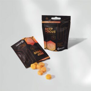 ALLSUPPS Deep Focus Multivit Gumm PfirsiBtl 12 Stk