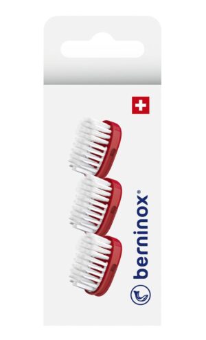 BERNINOX Ersatzköpfe rot super soft          3 Stk