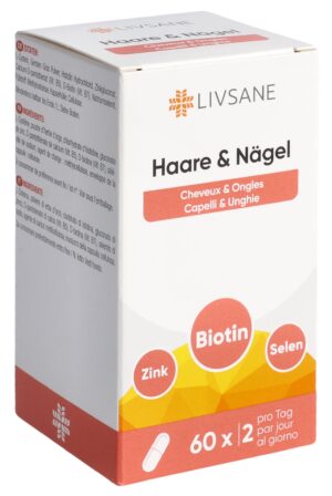 LIVSANE Haare & Nägel Kaps             Glas 60 Stk