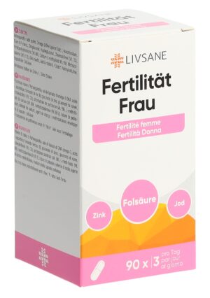 LIVSANE Fertilität Frau Kaps           Glas 90 Stk