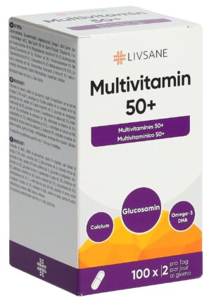 LIVSANE Multivitamin 50+ Kaps         Glas 100 Stk