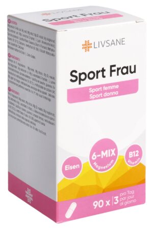 LIVSANE Sport Frau Kaps                Glas 90 Stk